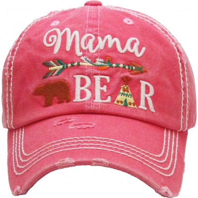 Embroidered MAMA BEAR 's Baseball Cap  Distressed Hat  eb-55569182